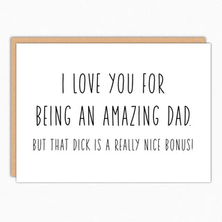 Amazing Dad Dick Bonus Card