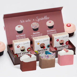 Sprinkles Cupcakes 3PC Body Wash Set
