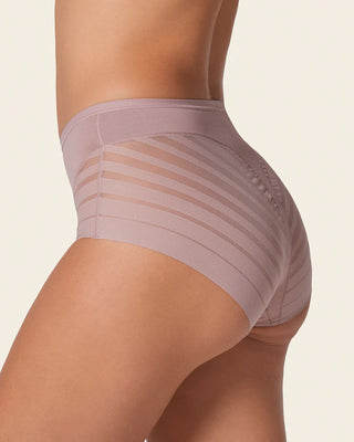 Lace Stripe Undetectable Shaper Panty Pink