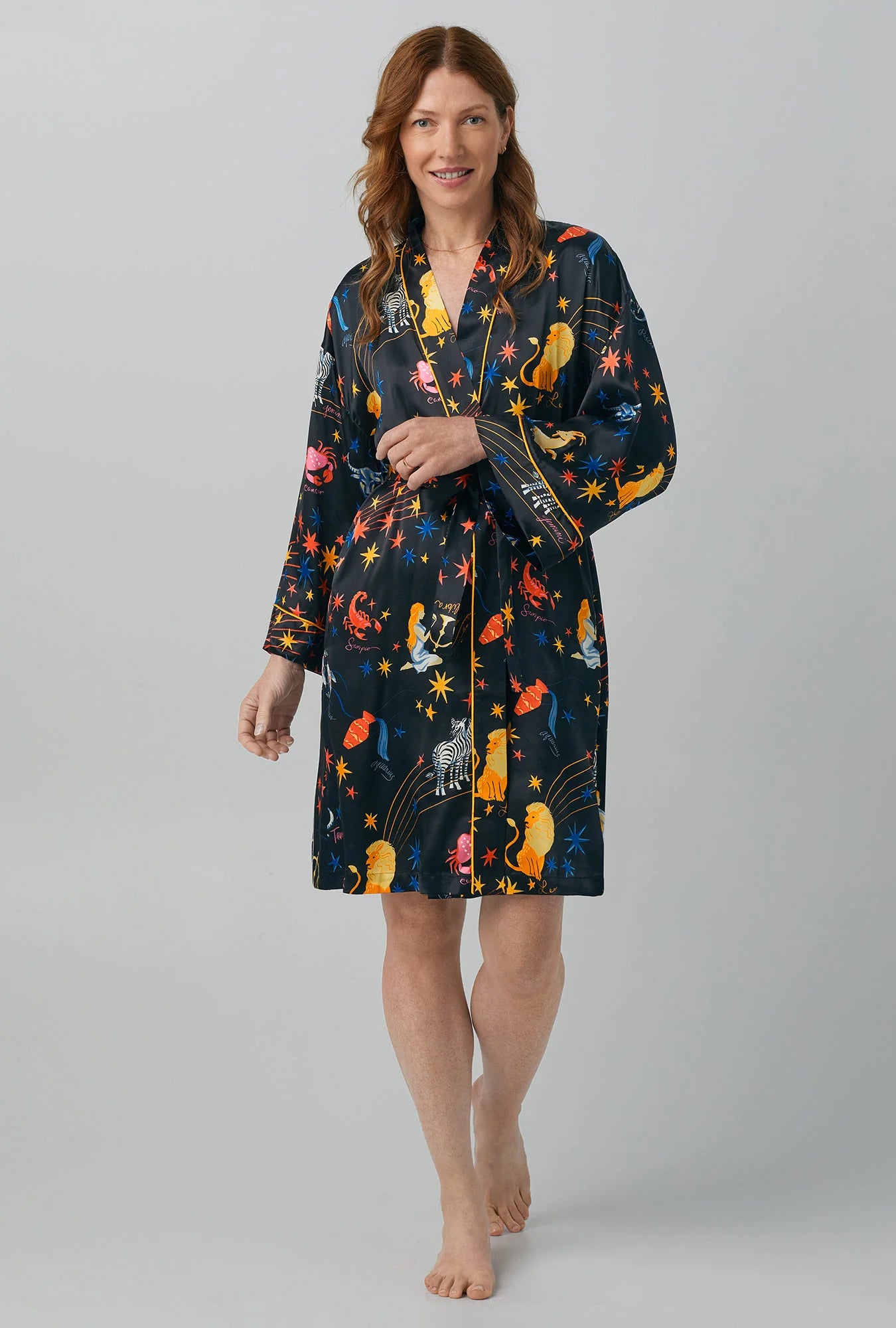 Celestial Dreams Silk Robe Curvaceous Lingerie