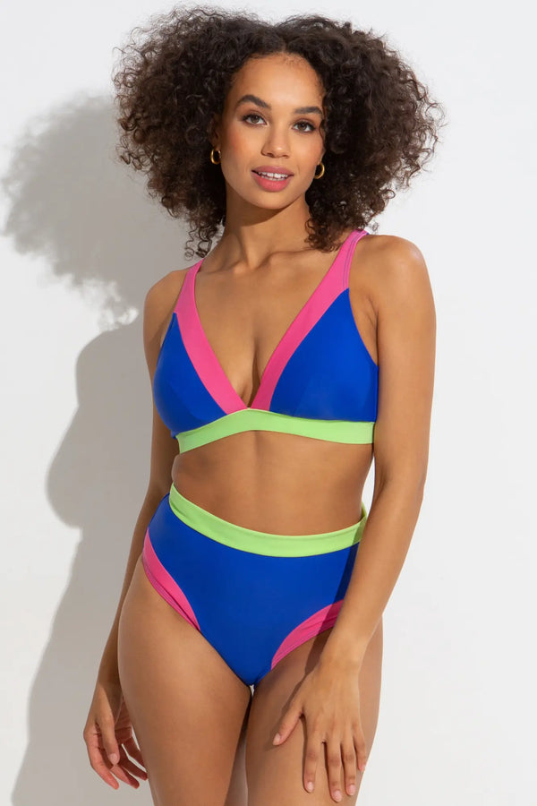 Palm Springs Colorblock Nonwire Top