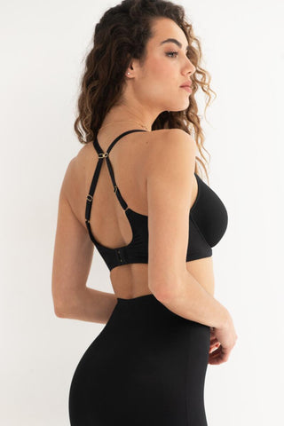 Effortless Super Soft Spacer Bra Black