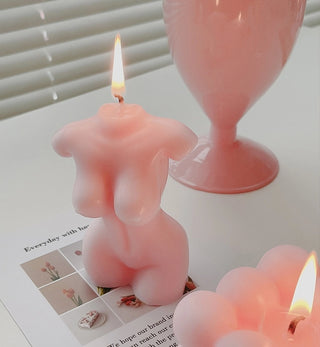 Pink Female Body Candle