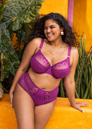 Matilda Plunge Bra Hollyhock