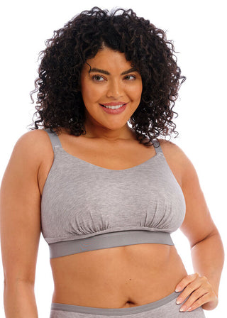 Downtime NonWired Bralette Grey Marl