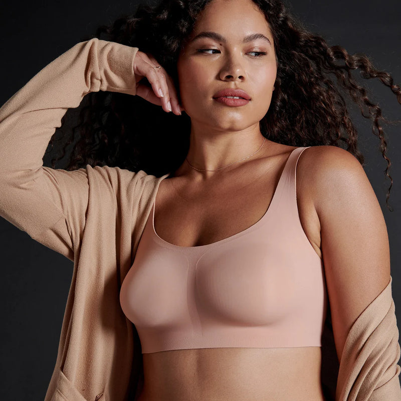 Bobbie Scoop Neck Bra - Himalayan Salt