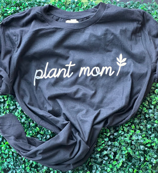 Cotton Plant Mom T-Shirt Black