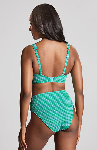 Gingham Olivia Full Cup Bikini Green Gingham