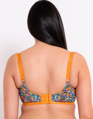 Lace Daze Floral Balcony Bra - Floral Print