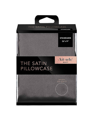 Satin Pillowcase Standard Charcoal
