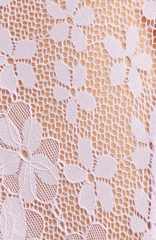 Strappy Lace Teddy Lilac