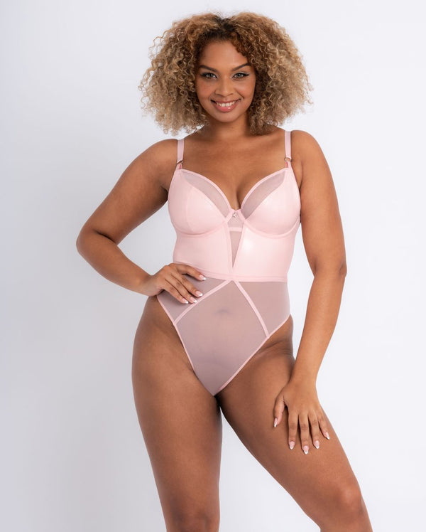 Lucky Star Plunge Body Blush Pink