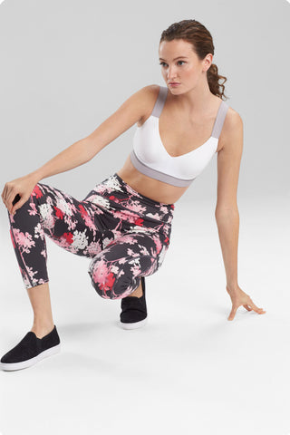 Dynamic Convertible Sports Bra White/Lead