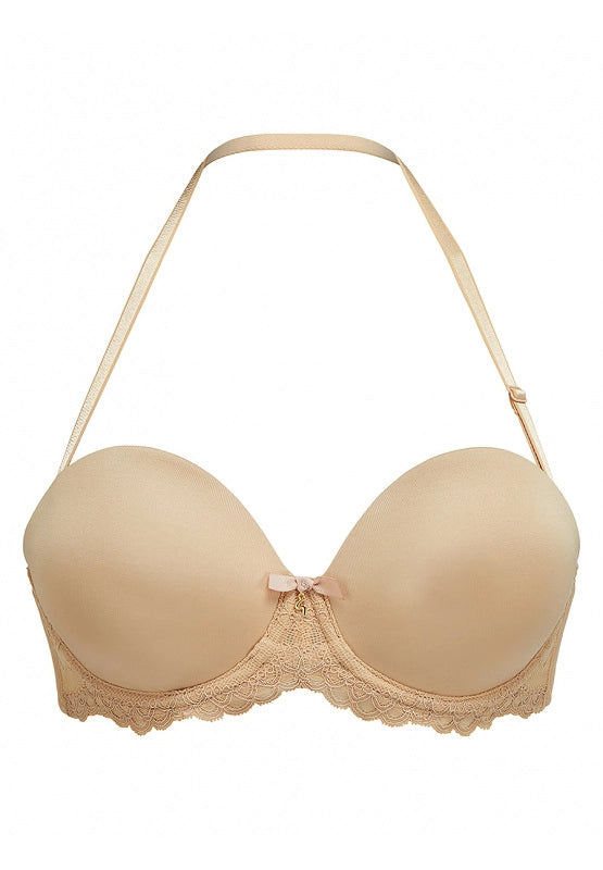 Superboost Lace Strapless Bra Nude