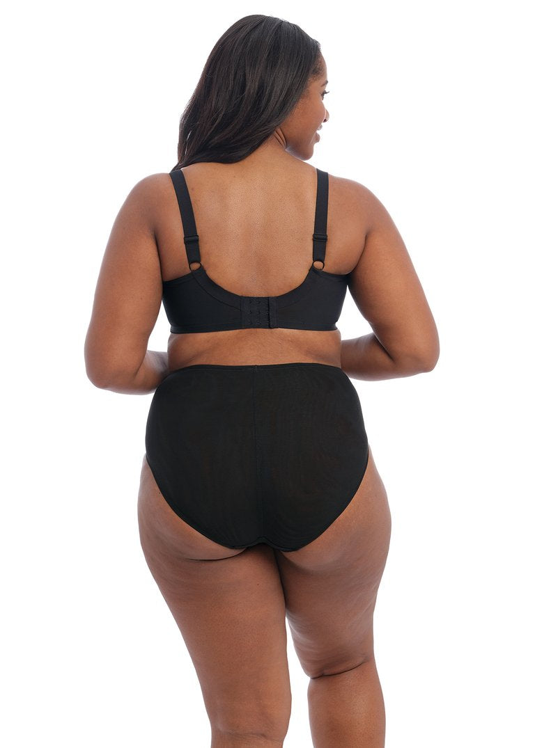 Brianna Strappy Plunge Bra Black