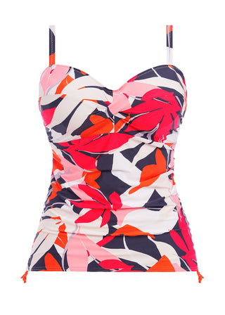 Almeria Print Twist Front Tankini Multi