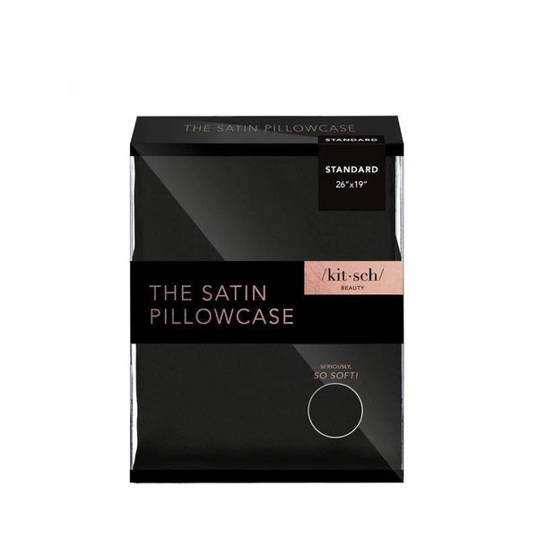 Satin Pillowcase Standard Black