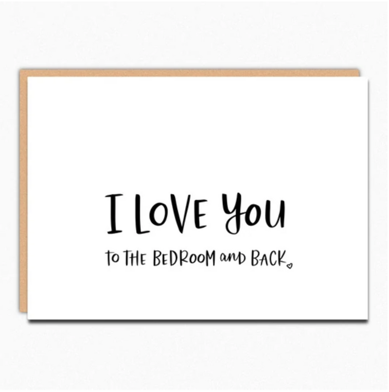 To the Bedroom Card