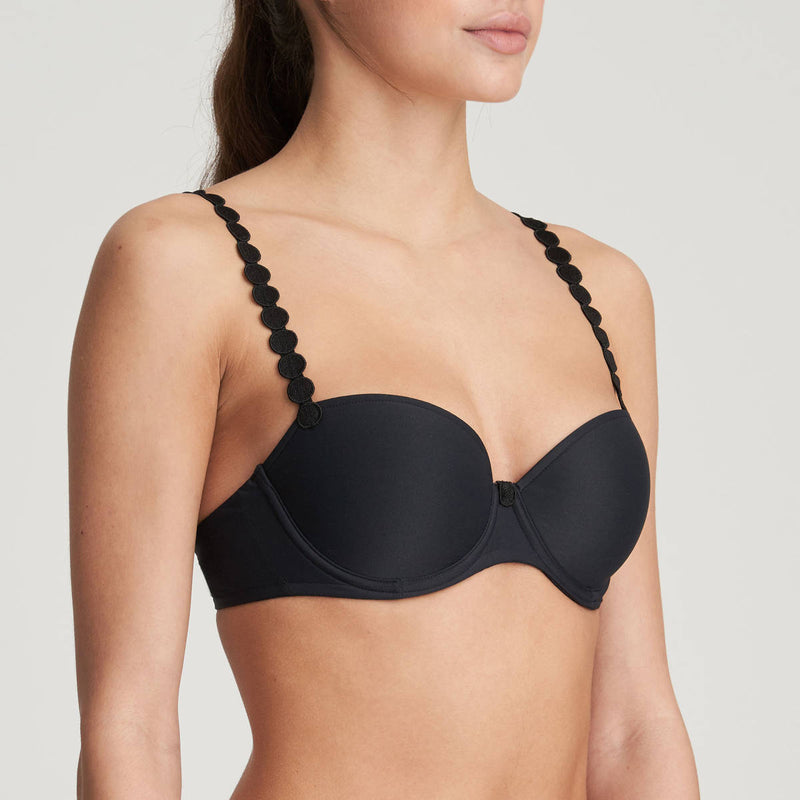 Tom Balcony Bra Charcoal