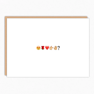 Emoji Naughty Suggestive Card