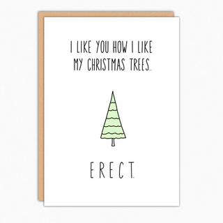 How I Like My Christmas Trees Card